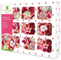 Sycomore Holzperlen Box - Kreatives Bastelset für Kinder
