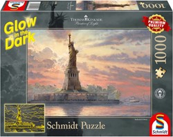 Schmidt Freiheitsstatue in der Dämmerung,1000 Stück