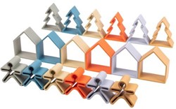 Dena Spielset Silikon Natur Kind Haus Baum - kreatives Spielen