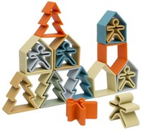 Dena Spielset Silikon Natur Kind Haus Baum - kreatives Spielen-2