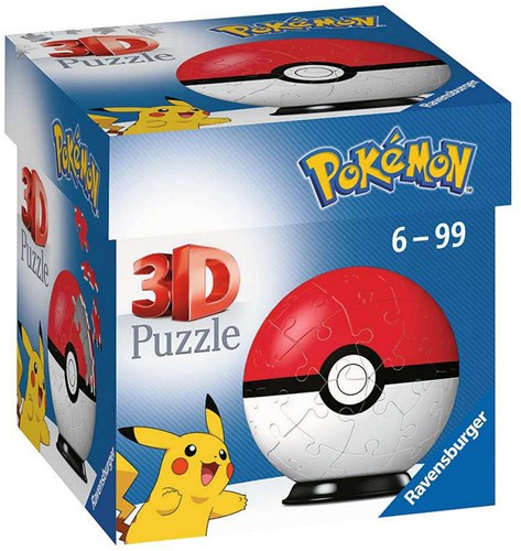 Ravensburger 3D Puzzle Pokémon Pokéball - 54 Teile Spielzeug
