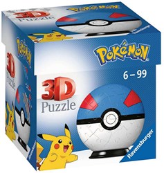 Ravensburger 3D Puzzle Pokémon Great Ball - 54 Teile - Spielzeug