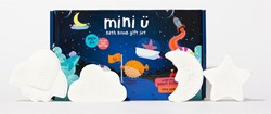 Mini U Badebomben Geschenkset - bunte sprudelnde Badfreude