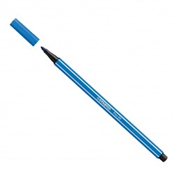 Stabilo Premium Filzstift hellblau Pen 68 - Kreativmarker