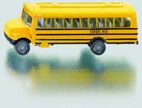 Siku Spielzeugbus amerikanischer Schulbus gelb aus Metall