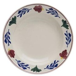 Boerenbont tiefer Teller Set - 24 cm - 6 Stück - klassisches Geschirr Design