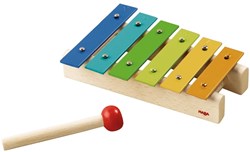 Haba Musikinstrument Metallophon für Kinder - buntes Vorschulspielzeug