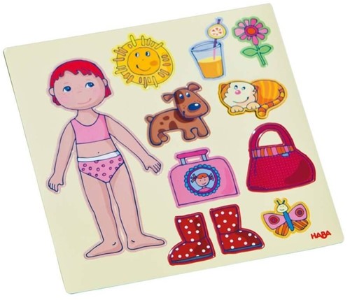 HABA Magnetisches Spielset Ankleidepuppe Lilli