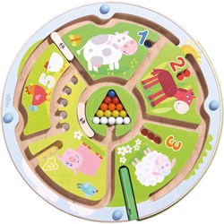 Haba Magnetspiel Zahlenlabyrinth Holzspielzeug Lernspiel ab 2 Jahren
