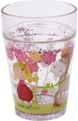Haba Glitzerbecher Vicki & Pirli - Kinderbecher mit Glitzer 150ml