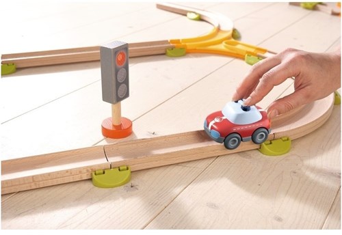 Haba Feuerwehrwagen Spielzeugauto - Kullerbü - extra schnelles Fahrzeug-2