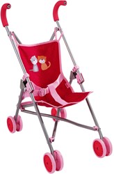 Haba Puppenbuggy Jule - Kinderwagen für Puppen mit verstellbarem Gurt