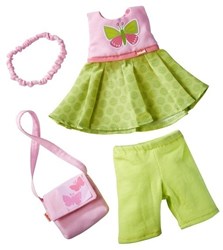 Haba Puppenkleidung Schmetterling Set 30 cm mit Zubehör