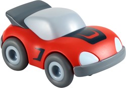 Haba Spielzeugauto - Roter Sportwagen Kullerbü Rennbahn Zubehör