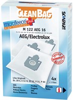 CleanBag Staubsaugerbeutel Micro+ 4 Stück - passend für AEG und Filter