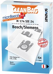 CleanBag Staubsaugerbeutel 4 Stück - Bosch Siemens GXL GXXL GAL - mit Filter