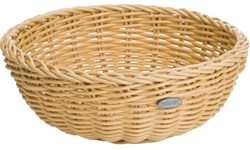 Westmark Saleen Brotkorb rund 23x9cm - beige Korb für Brot und Obst