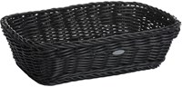 Westmark Brotkorb Kunststoff rechteckig schwarz 31x21x9cm Küche