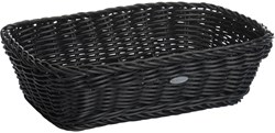 Westmark Brotkorb Kunststoff rechteckig schwarz 31x21x9cm Küche