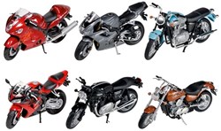 Goki Motorrad Die-Cast 1:18 Spielzeug Motorrad Modell