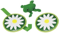 Goki Frosch Fangspiel Spielzeug mit Klettverschluss - Motorik