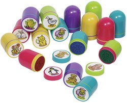 Goki Stempel Tiere - selbstfärbender Stempel mit Tiermotiv Kunststoff