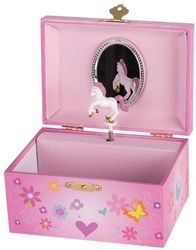 Goki Musikbox Einhorn - Schmuckkästchen mit tanzendem Einhorn