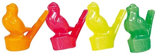 Goki Vogel Wasserpfeife - buntes Kunststoffspielzeug