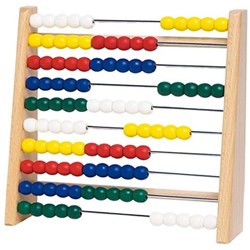 Goki Abakus Holzspielzeug bunt Zählen lernen Rechenspiel