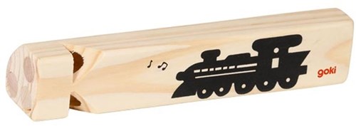 Goki Holz Zugpfeife Spielzeug Musikinstrument 3 Töne FSC
