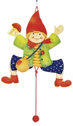 Goki Hampelfigur Junge - Holzspielzeug Kinderzimmer Dekoration