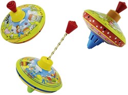 Goki Brummkreisel klassisches Metallspielzeug für Kleinkinder und Kinder