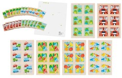 Goki Holz Memory Spiel - Lernspielzeug 36-teilig