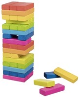 Goki Geschicklichkeitsspiel Regenbogen Turm Holzspielzeug-2