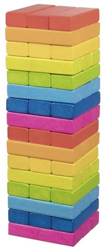 Goki Geschicklichkeitsspiel Regenbogen Turm Holzspielzeug