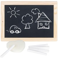 Goki Schultafel Holzrahmen 26x19 cm Kreidetafel Lernspielzeug