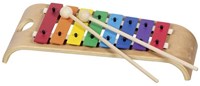 Goki Xylophon Spielzeug Musikinstrument mit bunten Tasten