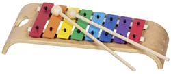 Goki Xylophon Spielzeug Musikinstrument mit bunten Tasten