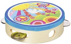 Goki Tamburin Musikinstrument für Kinder - Spielspaß
