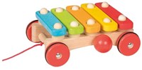 Goki Xylophon Holzspielzeug mit Rädern für Kinder Musikspaß-2