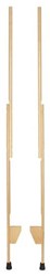 Goki Holzstelzen - 177cm verstellbare Outdoor Stelzen für Kinder
