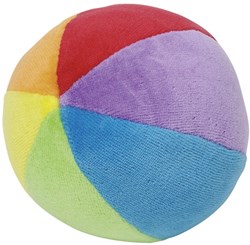 Goki Stoff-Rasselball Plüsch Babyball mit Geräusch