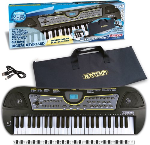 Bontempi Digital Keyboard - 49 Tasten - Keyboard für Kinder Musik-3