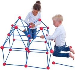 Betzold XXL Baukasten Geometrie Spielzeug - 49 Stäbe 28 Kugeln STEM