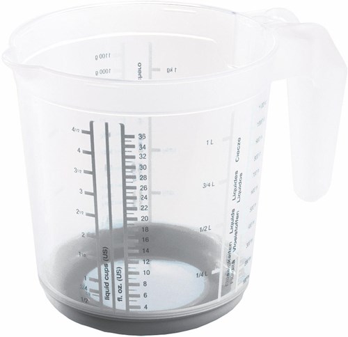 Keeeper Messbecher Kunststoff 1 Liter - Nordic grey Küchenzubehör
