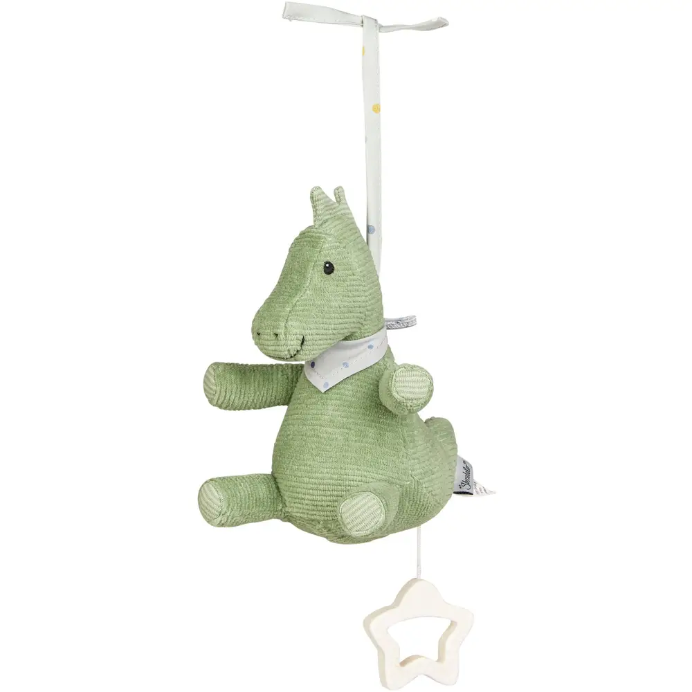 Sterntaler Musikspielzeug Dinosaurier Dino Rexi steingrün Baby
