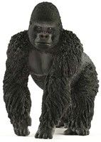 Schleich Spielfigur Gorilla Männchen - realistische Tierfigur für Kinder