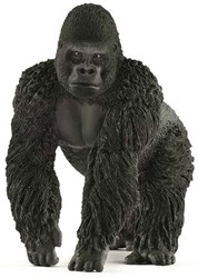 Schleich Spielfigur Gorilla Männchen - realistische Tierfigur für Kinder