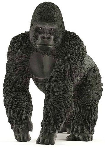 Schleich Spielfigur Gorilla Männchen - realistische Tierfigur für Kinder