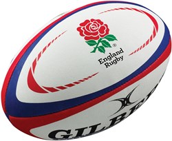 Gilbert Rugbyball Replica England Größe 5 - Offizieller Trainingsball